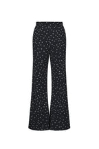 Elegant Flared Pants for Fall Winter - Polka Dots 2-Piece Set