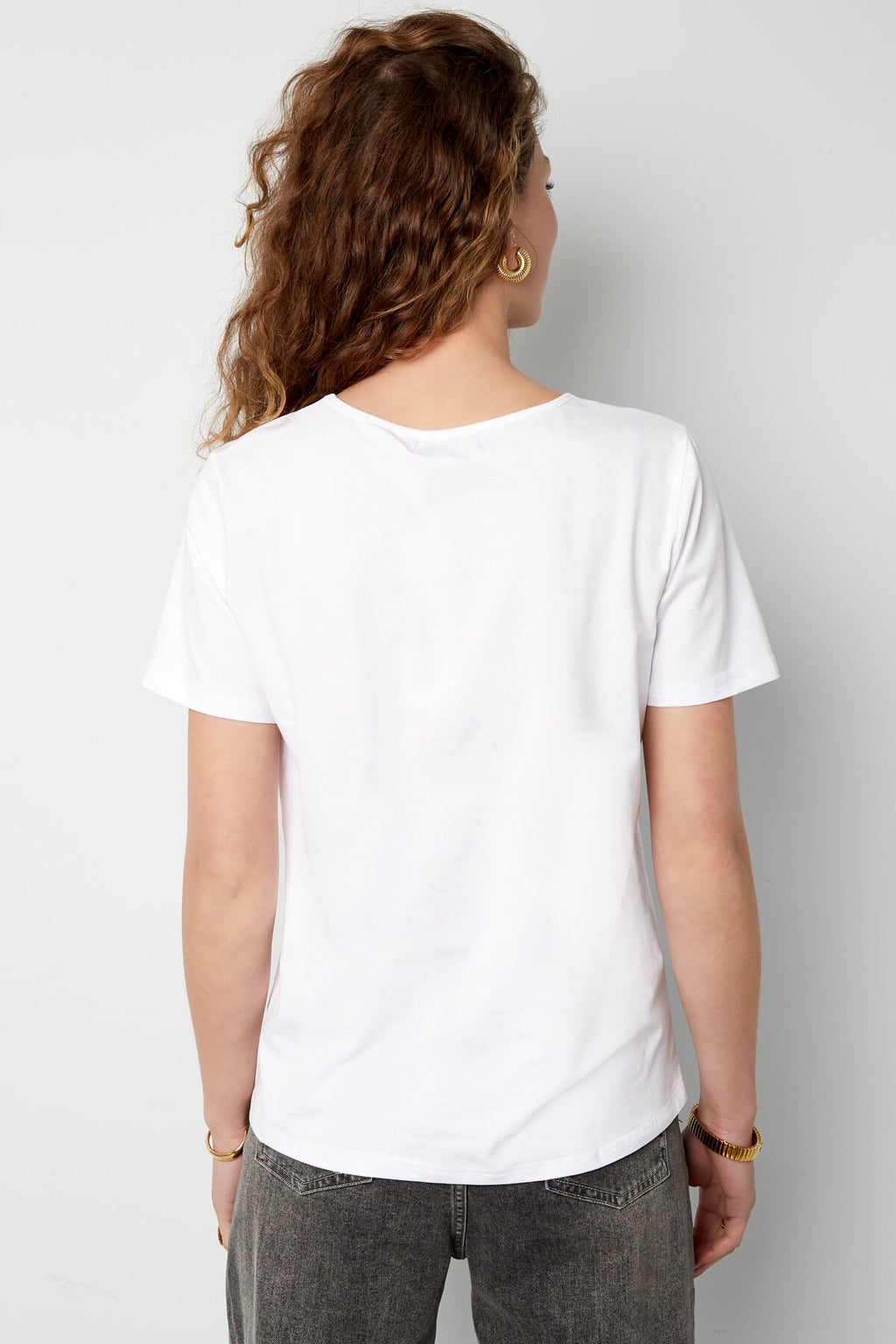Lilou T-shirt met V-hals
