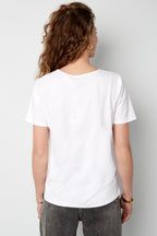 Lilou T-shirt met V-hals