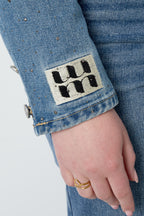 Denim Vrouwen Korte Jas Classic Fit