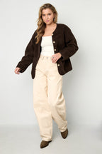 Elegant Fall/Winter Woven Jacket - Comfort & Style