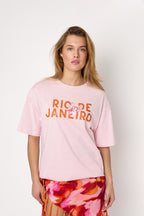 Noémi T-shirt met Letterprint