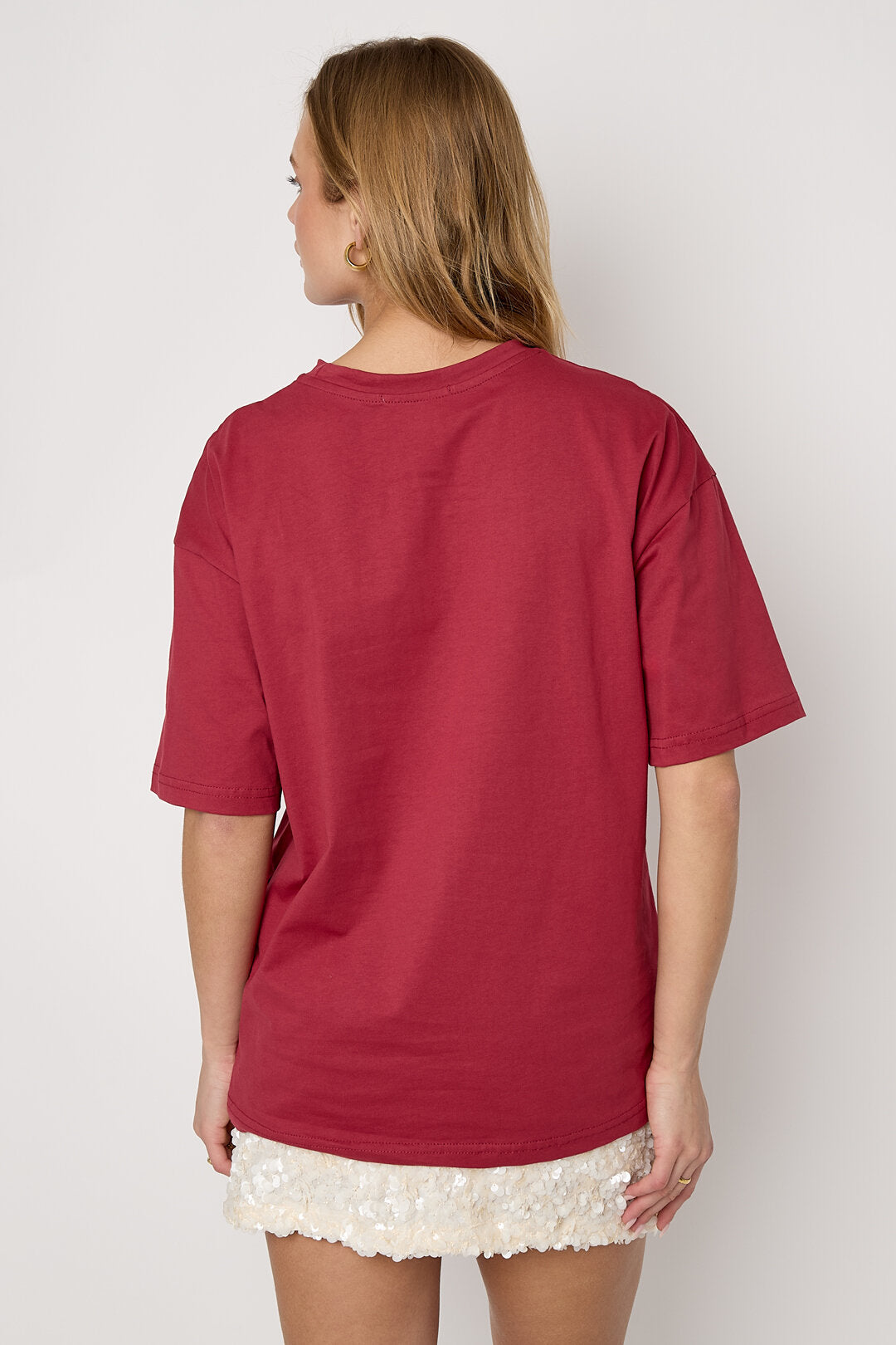 Odette T-shirt met Letterprint