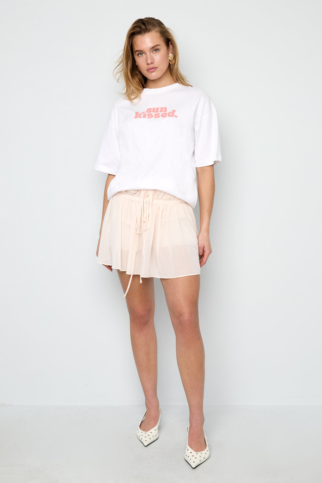 Odette T-shirt met Letterprint