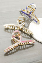 Haarclip krul marble