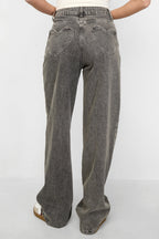 Gimme Casual Heart Straight Denim Pants