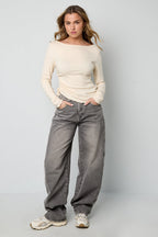 Gimme Soft Knit Long Sleeve Top for Spring/Summer