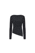 Elegant Polka Dot Long Sleeve Top for Fall/Winter