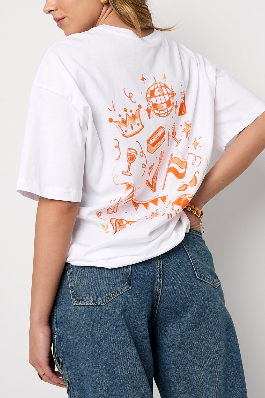 Cartoon T-shirt van 100% Katoen