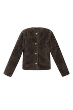 Elegant Off-White and Brown Woven Jackets for Fall/Winter