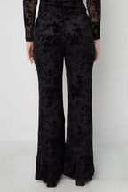Sexy Floral Flared Pants for Fall Winter